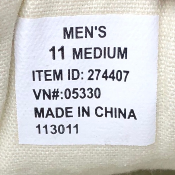 L.L. Bean Denim Tan Boat Deck 2 Eye Tan Mens 11 - Picture 7 of 7